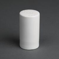 Olympia Salt Shaker in White Fully Vitrified - Tableware - 80mm 12pc