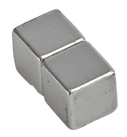 Normalansicht - Ecobra Organisations Design-Magnete aus Neodym, Würfel-Design, 13 x 13 x 13 mm, 6,7 kg Haftkraft, 2 Stück im Klarsichtkarton