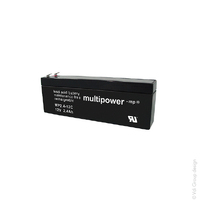 Batterie(s) Batterie plomb AGM MP2.4-12C 12V 2.4Ah F4.8