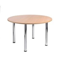 Circular leg meeting table