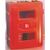 Plastic fire extinguisher cabinets 2 x 9kg extinguisher
