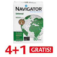 5 Pack Kopierpapier NAVIGATOR UNIVERSAL, DIN A4, 80 g/m², weiß