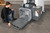 Shredder-pers-combinatie HSM Powerline SP 5080 - 10,5 x 40-76 mm, lichtgrijs