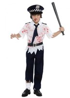 Disfraz de Policía Zombie para niño 10-12A