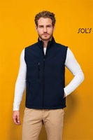 Softshell Sols Rallye férfi ujjatlan férfi, pepper red, S