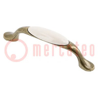 Holder; ZnAL; H: 33mm; L: 125mm; W: 19mm; Holes pitch: 96mm; 728P