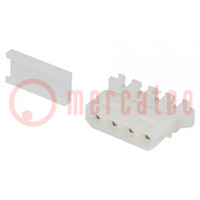 Connector: wire-board; plug; female; PIN: 4; for cable; IDC; 6A