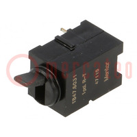 Switch: toggle; Pos: 2; SP3T; ON-(ON); 0.5A/60VAC; 0.5A/60VDC; THT