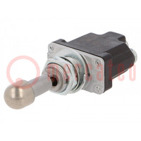 Switch: toggle; Pos: 3; SP3T; ON-OFF-ON; 6A/230VAC; 20A/28VDC; NT