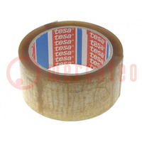 Packing tapes; L: 66m; Width: 48mm; Thick: 47.5um; transparent