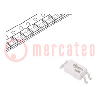 Optocoupler; SMD; Ch: 1; OUT: transistor; 3.75kV; Mini-flat 4pin