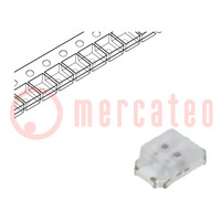 LED; SMD; 0805; red/yellow-green; 2x1.25x0.8mm; 120°; 20mA