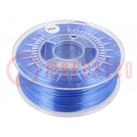 Filament: SILK; Ø: 1,75mm; blau; 225÷245°C; 1kg; Temp.Tisch: 50÷60°C