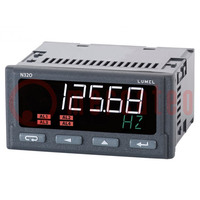 Meter: multifunction; digital,mounting; LCD; 5 digits,6 digits