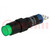 Switch: push-button; Pos: 2; SPDT; 0.5A/250VAC; 1A/24VDC; ON-(ON)