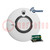 Meter: rookdetector; 132x40,5mm; 4÷38°C; Soort sensor: optisch
