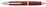 Füllfederhalter Capless Rhodium Graphite, mit Druckmechanik, 18 Kt. rhodinierte Goldfeder (F), Rot