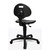 Arbeitsdrehstuhl TOPSTAR FACTORY 200, Sitz u. Rückenlehne aus PU, schwarz ,Sitzhöhe 42-55 cm