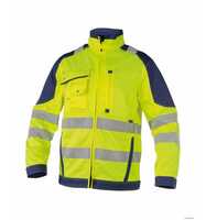Dassy Warnschutz Arbeitsjacke Orlando Gr. XL gelb/dunkelblau