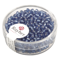 Verpackungsfoto: Rocailles, 2,6 mm ø, mit Silbereinzug
