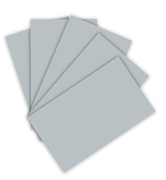 FOLIA 6122/4/60 CARTON DE COULEUR 220 G/M², CARTON DE BRICOLAGE EN ARGENT, DIN A4, 100 FEUILLES, COMME BASE POUR DE NOMBREUX TRA