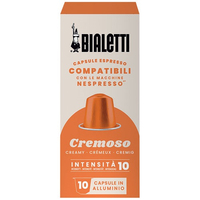 BIALETTI CAFÉ CÁPSULAS COMPATIBLES CON NESPRESSO® - CREMOSO - 10 CÁPSULAS