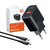 MCDODO WALL CHARGER CH-0922 USB + USB-C, 33W + USB-C CABLE (BLACK)