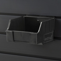 Storbox „Standard” / Warenschütte / Box für Lamellenwandsystem, 130 x 140 x 97 mm | zwart