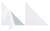 DURABLE selbstkl. Dreiecktasche CORNERFIX®, 175 x 175 mm, Großverpackugn, transparent