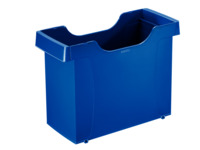 Hängemappenbox Uni-Box Plus, für Hängemappen A4, Polystyrol, blau