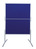 Moderationstafel PRO, klappbar, Filz/Filz, Aluminiumrahmen,1200x1500 mm,blau