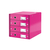 Schubladenset Click & Store WOW, 4 Schubladen, Graukarton, pink