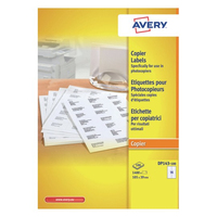 Avery DP143-100 étiquette à imprimer Blanc Imprimante d'étiquette adhésive