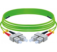CUC Exertis Connect 392901 câble de fibre optique 1 m 2x SC OM5 Vert
