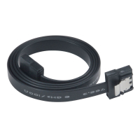 Akasa PROSLIM SATA 3.0 30cm SATA-kabel 0,30 m Zwart