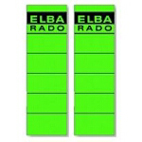 Elba Spine Label for Lever Arch Files 190 x 59 mm Green etiqueta autoadhesiva Verde 10 pieza(s)