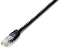 Equip Cat.5e U/UTP 0.25m kabel sieciowy Czarny 0,25 m Cat5e U/UTP (UTP)