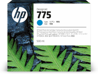 HP 775 500-ml Cyan Ink Cartridge