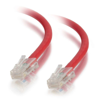 C2G 0.5m Cat5e Non-Booted Unshielded (UTP) Network Patch Cable - Red