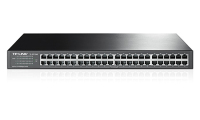 TP-Link TL-SF1048 v6 Nie zarządzany Fast Ethernet (10/100) Czarny