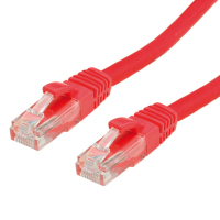 VALUE 21.99.1031 kabel sieciowy Czerwony 1 m Cat6 U/UTP (UTP)