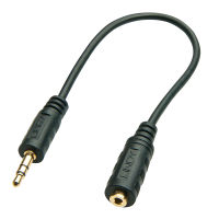 Lindy 35699 kabel audio 20 m 3.5mm 2.5mm Czarny