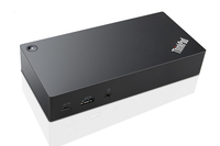 Lenovo 40A90090IT station d'accueil Avec fil USB 3.2 Gen 1 (3.1 Gen 1) Type-C Noir