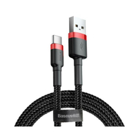 Baseus CATKLF-B91 mobiltelefon kábel Fekete, Vörös 1 M USB A USB C