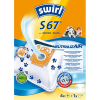 Swirl S 67 NeutralizAir Aspiradora cilíndrica Bolsa para el polvo