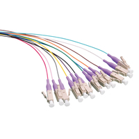 LogiLink FL4LC02 fibre optic cable 2 m LC OM4 Aqua colour, Black, Blue, Brown, Green, Grey, Orange, Pink, Red, Violet, White, Yellow