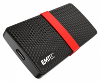 Emtec X200 512 GB Schwarz, Rot