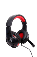 Gembird GHS-U-5.1-01 hoofdtelefoon/headset Bedraad Hoofdband Gamen Zwart, Rood