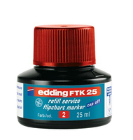 Edding FTK 25 Marker-Nachfüller Rot 25 ml 1 Stück(e)