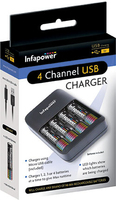 Infapower C015 battery charger Household battery DC, USB